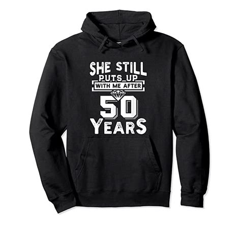 Best She Still Puts Up With Me After 50 Years Wedding Anniversary T Shirts Teesdesign