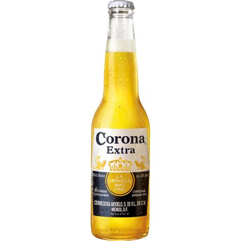 It is often served with a wedge of lime or lemon in the neck of the bottle to add tartness and flavour. Corona Extra Mexico