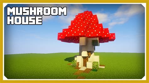 Minecraft How To Build A Mushroom House Tutorial Easy Survival