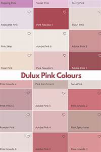 Dulux Paint Colour Chart Pink Dulux Pink Colours Sleek Chic Uk Home