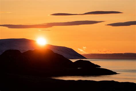 Sunset Outside Arctic Bay Nunatsiaq News