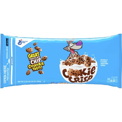 cookie crisp breakfast cereal chocolate chip cookie taste 35 oz