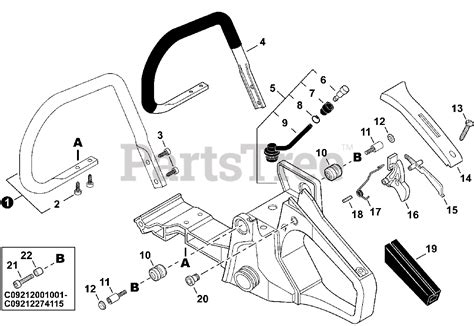 Echo Cs 400 Echo Chainsaw Sn C09212001001 C09212999999 Handles