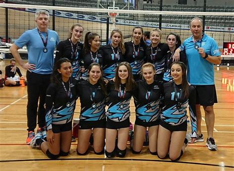 15u Girls Break Ice In Milton And Find Silver Milton Edge Volleyball