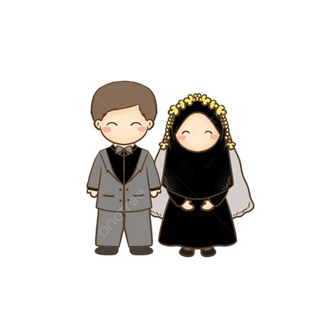 Muslim Couple Clipart Transparent Background Wedding Couple Muslim In