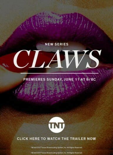 Preview Tnt’s New Dramedy “claws” Where Girlfriends Money Laundering And Manicurists Give Nail