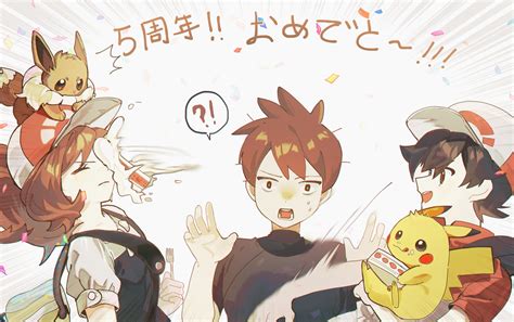 Pikachu Eevee Elaine Chase And Trace Pokemon And More Drawn By Majyo Witch Poke Danbooru