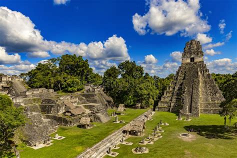 Tikal National Park Guatemala Stock Photo Image Of Archaeology