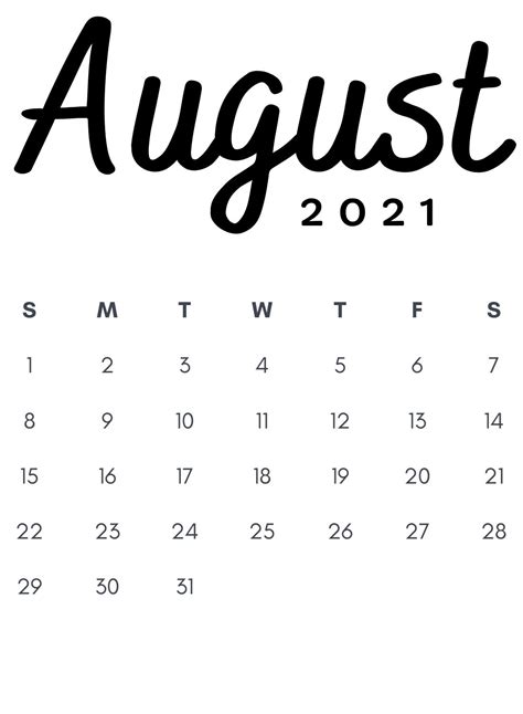 All calendar word files are in docx (safe macro free) format. Free Minimalist 2021 Calendar Monthly Printable | Calendar ...