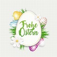Frohe Ostern Greetings 380348 Vector Art at Vecteezy
