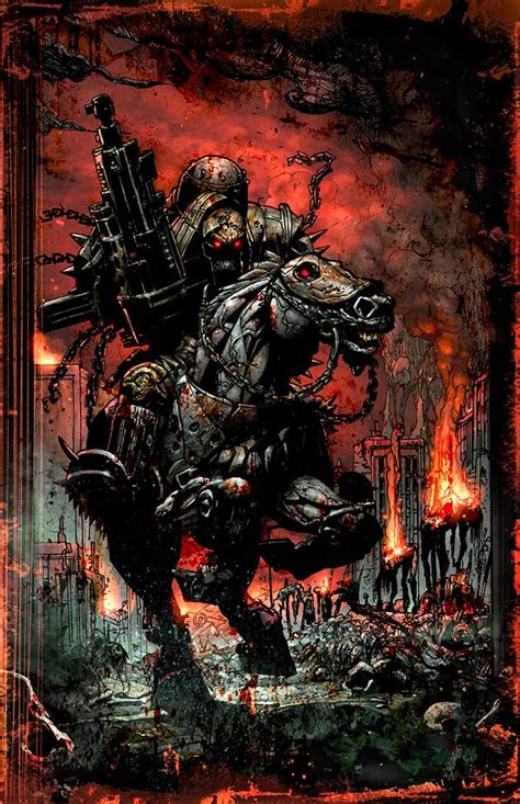 The 4 Horsemen Of The Apocalypse War By Chadf On Deviantart Simon