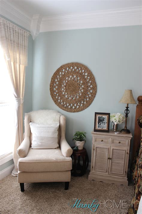 The most common home accents decor material is cotton. Seagrass Wall Art Idea - The Hamby Home