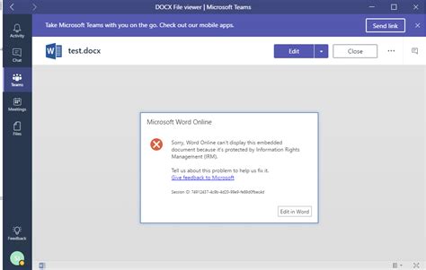 Now microsoft teams will appear here in this list if you have the microsoft teams desktop app installed. Can not open word and ppt file in teams app. - Microsoft ...