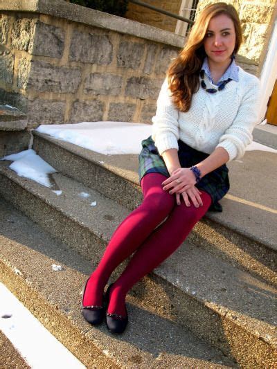 Tights And Flats Winter White Fashion Tights
