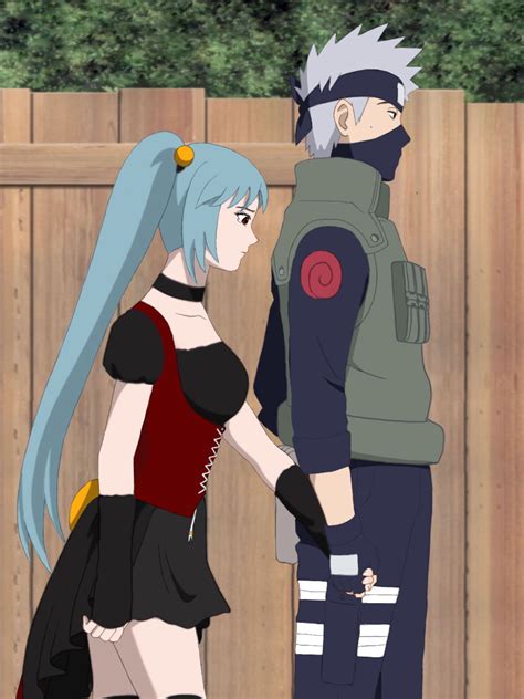 Kakashi Hatake And Mina Naruto Mangá Colorido Personagens De Anime