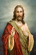 Lord Jesus Abstract Canvas Painting with Frame - Tushaco Handicrafts