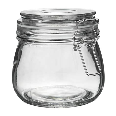 Glass Storage Jars Airtight Clip Top Lid Food Preserve Preserving Jar