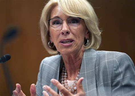 Betsy Devos In Wheelchair Following Bicycle Injury