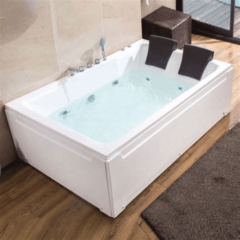 Luxury Aster Panel Double Bathtub Jacuzzi Whirlpool Inovo Singapore