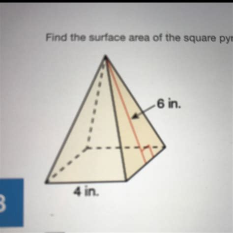 Surface Area Square Pyramid Worksheet