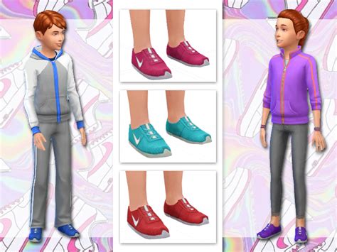 The Sims Resource Nike Runners For Sims Kids