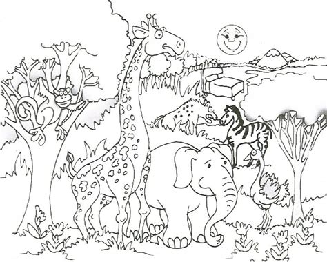 Search through 623,989 free printable colorings at getcolorings. safari animals colouring pages - Clip Art Library