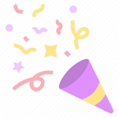 Birthday Celebration Confetti Fun Party Icon Download On Iconfinder