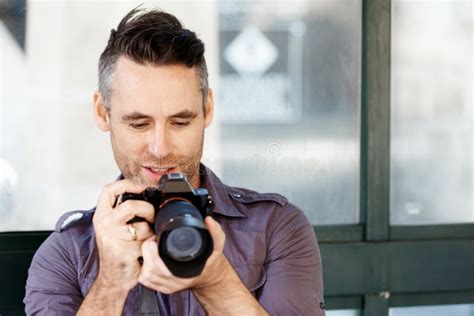 Male Photographer Taking Picture Stock Image Image Of Tourism