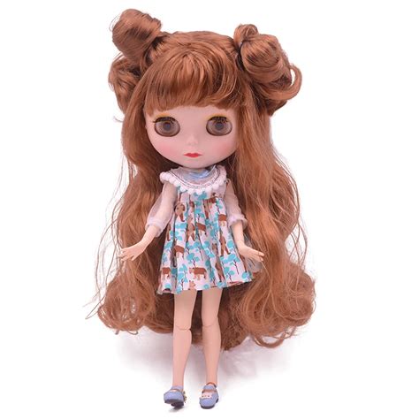Blyth Doll BJD Neo Blyth Doll Nude Customized Frosted Face Dolls Can