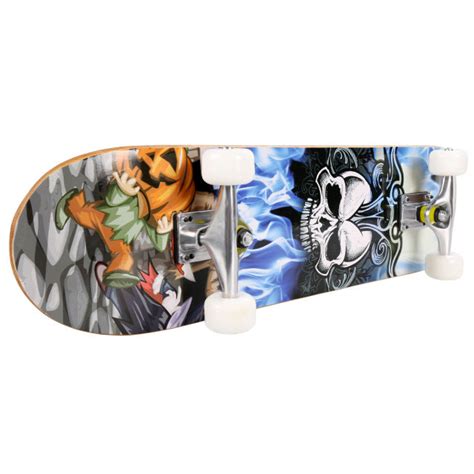 Skull Pattern Pro Skateboard For Extreme Sports Justperidrive