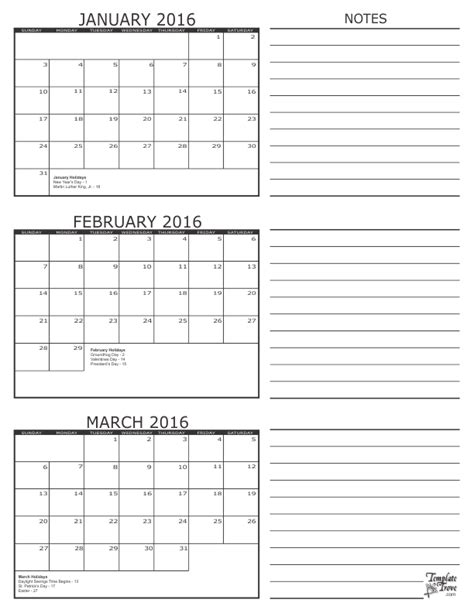Printable Calendar 3 Month Printable World Holiday