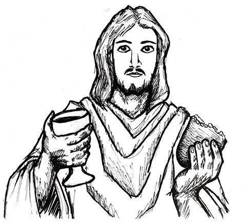 Jesus Christ Drawing Images Free Download On Clipartmag