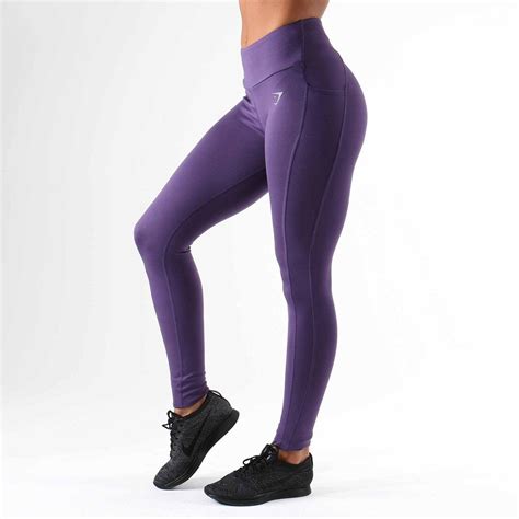 Gymshark Dry Sculpture Leggings Rich Purple At Gymshark