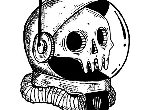 Space Skull Astronaut By Duta Kharisma On Dribbble