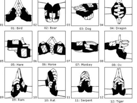 Naruto Jutsu Hand Sign Combinations Narutojulllc