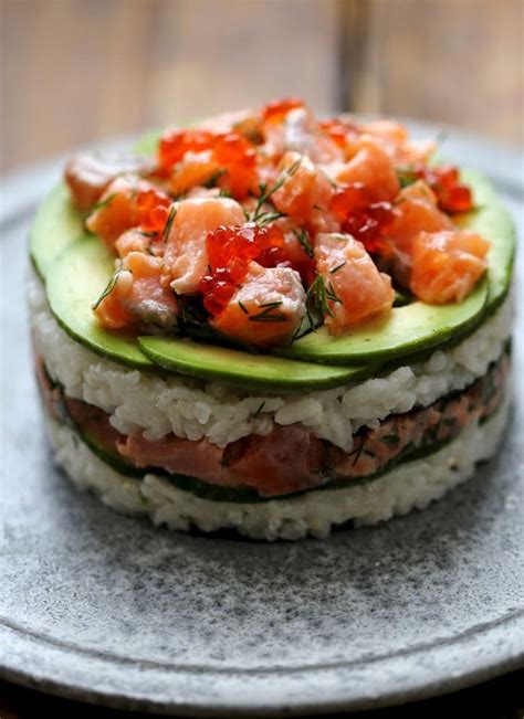 The Perfect Cake For Sashimi Lovers Sushi Recipes Seafood Recipes Asian Recipes Cooking