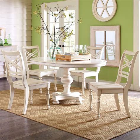 Riverside Furniture Placid Cove 5 Piece Dining Set Round Dining Room