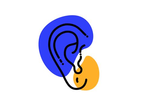 Icon Design Logo Design Ear Art Single Line Drawing Graphic Art