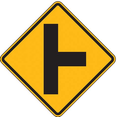 Lyle Side Road Intersection Traffic Sign Mutcd Code W2 2 24 In X 24