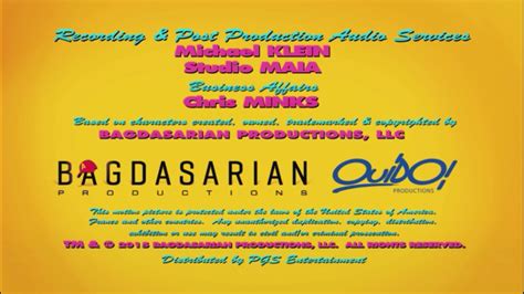 Bagdasarian Productions Closing Logos