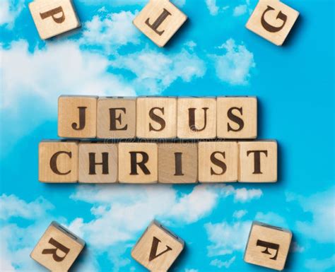 The Word Jesus Christ Stock Image Image Of Heaven Logo 85239855