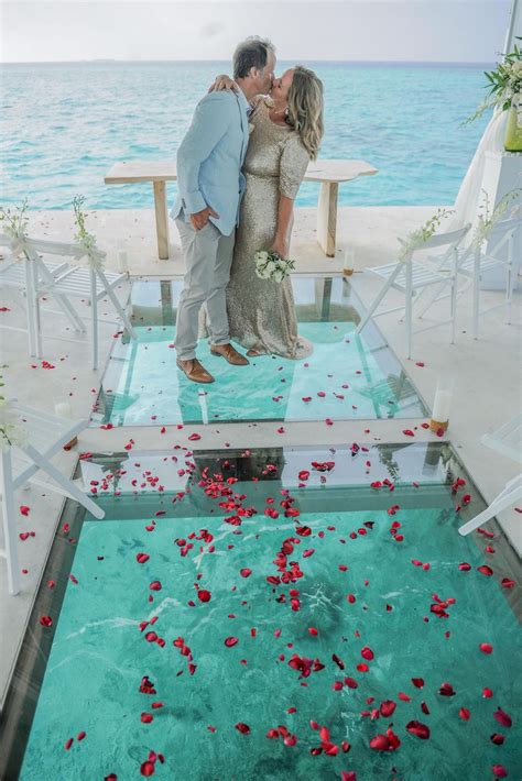 Gorgeous Maldives Wedding Vow Renewal At Over Water Pavilion