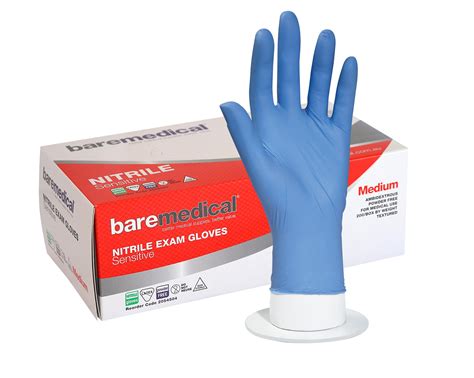 glove exam nitrile medium baremedical