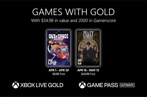 Xbox Games With Gold For April 2023 Pureinfotech