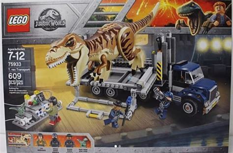 Anjs Brick Blog Lego Jurassic World Fallen Kingdom T Rex Transport 75933 Set Images Revealed