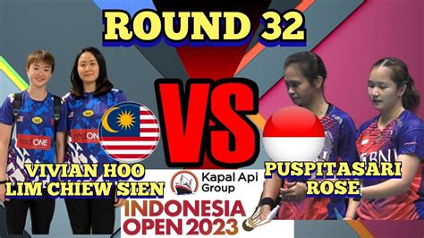 R32🇲🇾🌟vivian Hoo Lim Chiew Sien 🆚️ 🇲🇨puspitasari Rose👍👏🤩‼️