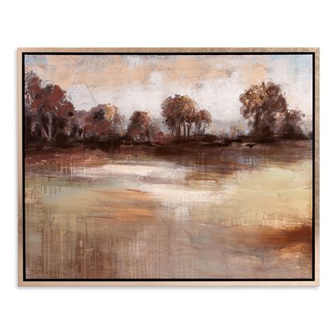 Patton Wall Decor Pastoral Landscape Framed Canvas Art