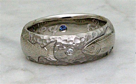 Vintage engraved wedding bands are a topic that is being searched for and liked by netizens today. For your fisherman | Mens rings for sale, Custom jewelry, Engraved wedding rings