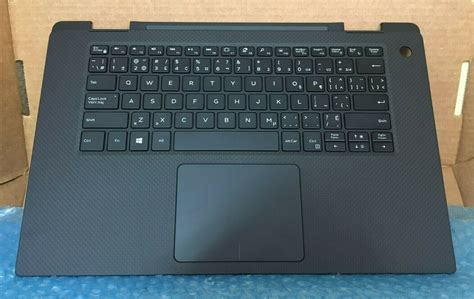 Oem Dell Xps 15 9575 Palmrest Touchpad French Canadian Backlit Keyboard