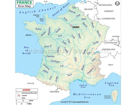 Buy France River Map